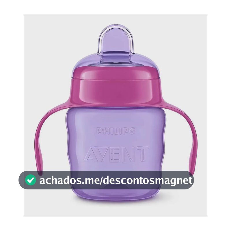 Copo De Transição Para Bebê 200ml - Philips Avent Cor Rosa
