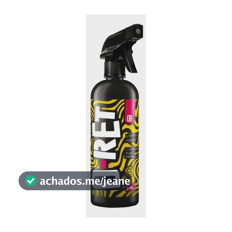 D-Ret Dub Boyz 500ml Limpador De Pneus E Borrachas Limpeza Pesada Automotivo Removedor De Sujeira E Resíduos Incrustados