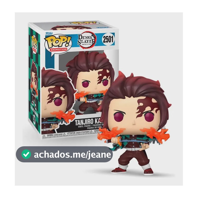 Boneco Funko Pop! Demon Slayer: Castelo Infinito - Tanjiro