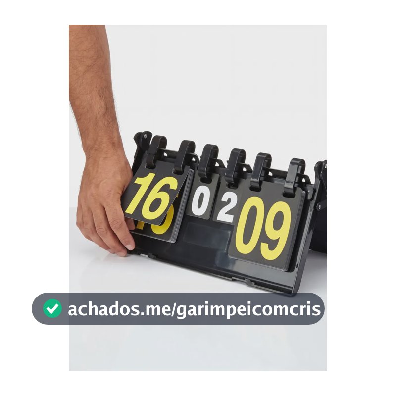 Placar De Mesa Contador De Pontos Manual Marcador Portatil Preto An (anatômico)