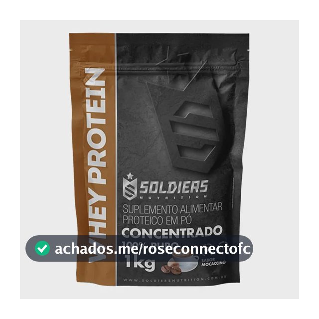 Whey Protein Concentrado 1Kg Sabor Mocaccino Soldiers Nutrition
