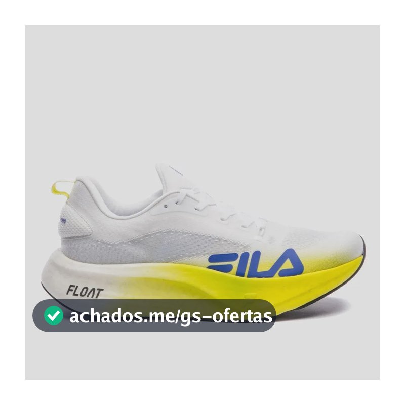 Tenis Fila Float Maxxi 2 Pro Masculino Branco/verde Limao Lisa 42 Br