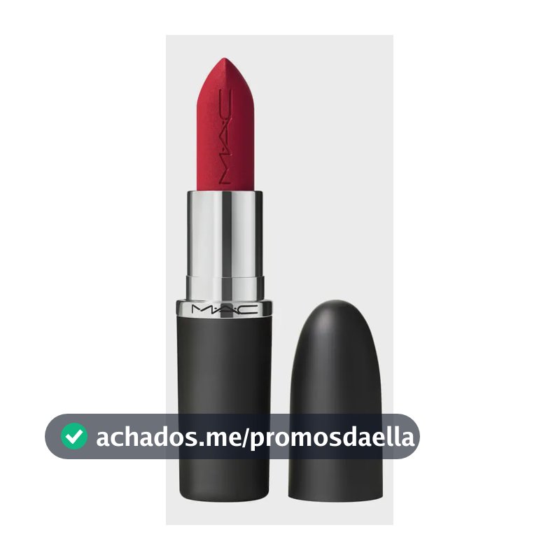 Mac Cosmetics - Batom Matte Macximal - Ruby Woo Acabamento Matte Sedoso
