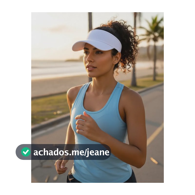 Viseira Esportiva Dry Fit Unissex Praia Academia Corrida Branco Uni Liso