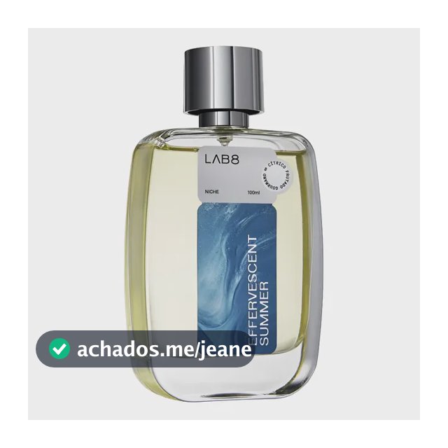 Perfume Compartilhável Summer Effervescent 100 Ml - Lab 8 Niche