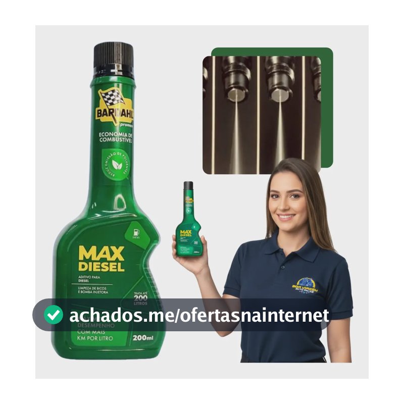 Aditivo Diesel Bardahl Max Diesel 200ml Limpa Bicos Injetore