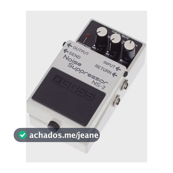 Pedal Boss Ns 2 Noise Supressor Ns2 Cor Pérola