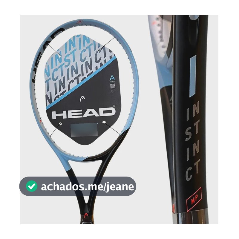 Raq Tênis Instinct Mp 2025 300g Adulto Aro 100 S/corda Graph Azul-aço L3 L3