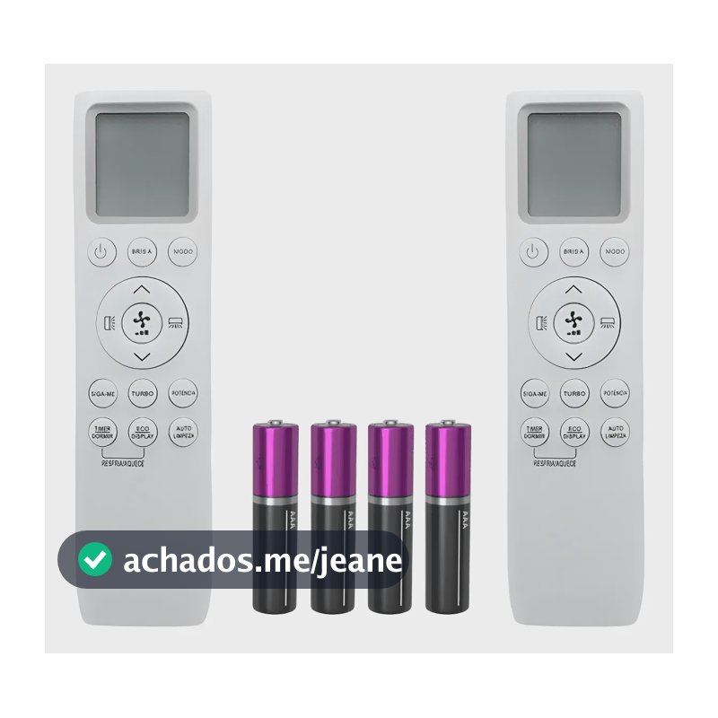 Kit 2 Controle Para Ar Condicionado Tcl Inverter Série A1 A2