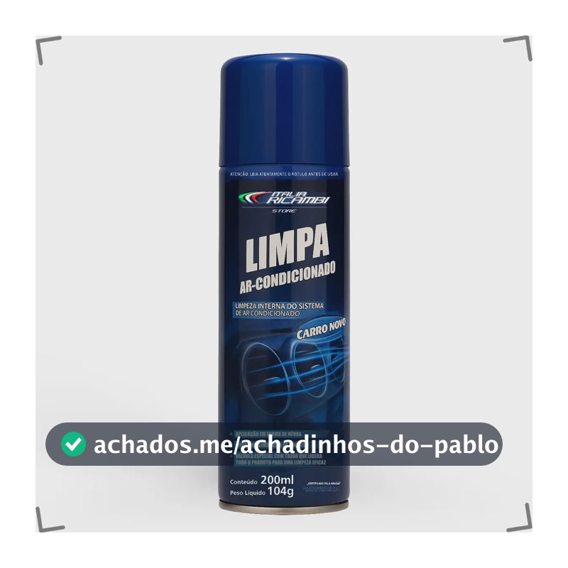 Limpa Ar Condicionado Higienização Carro Novo Spray