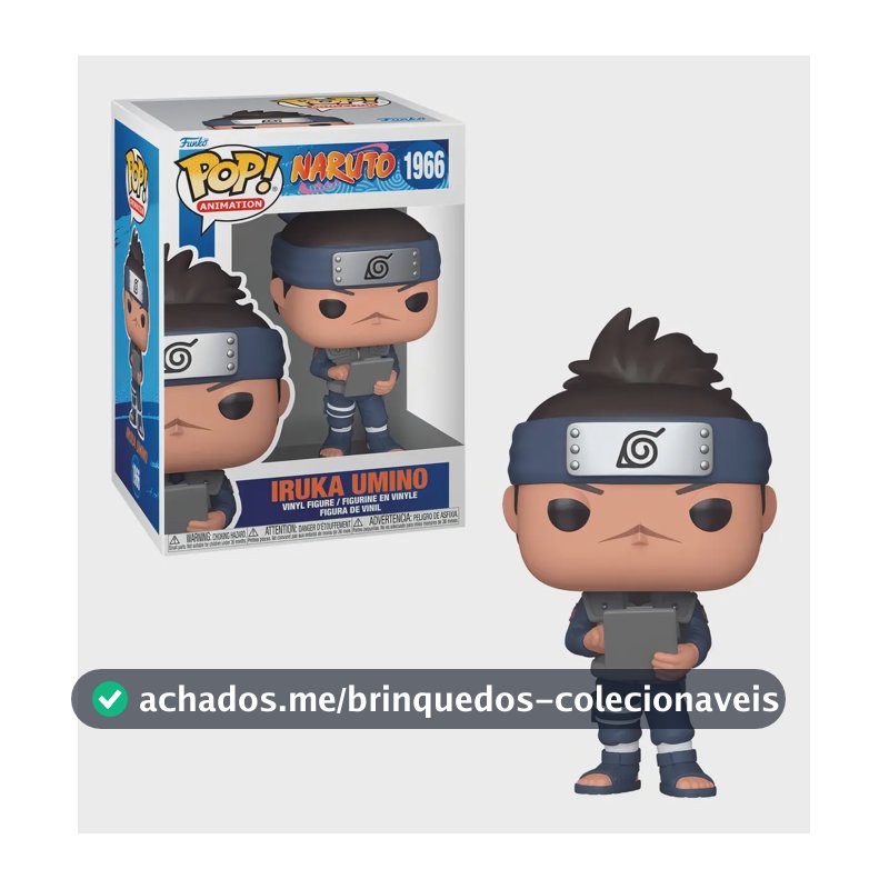Boneco Funko Pop! Naruto Clássico - Iruka Umino