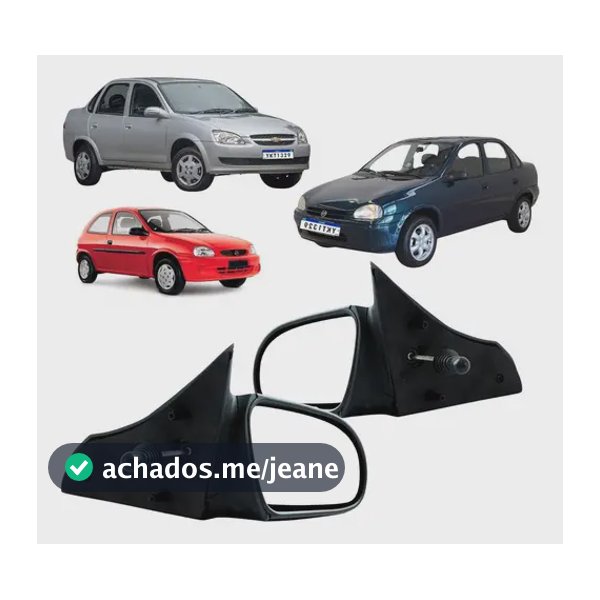 Par Retrovisor Corsa 1994 1995 96 97 98 99 00 01 02 Até 2016