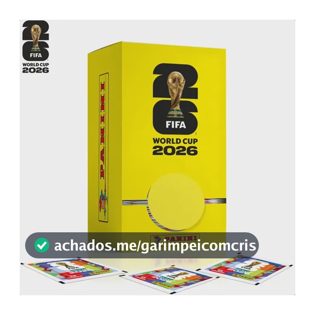 Kit 700 Figurinhas Do Álbum Copa Mundo 2026 - 100 Envelopes