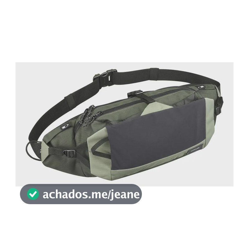 Bolsa De Cintura De Trekking Travel 7l Forclaz Cor Cáqui