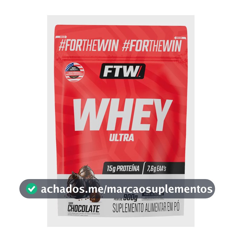 Whey protein FTW em pó sabor Chocolate x 900g