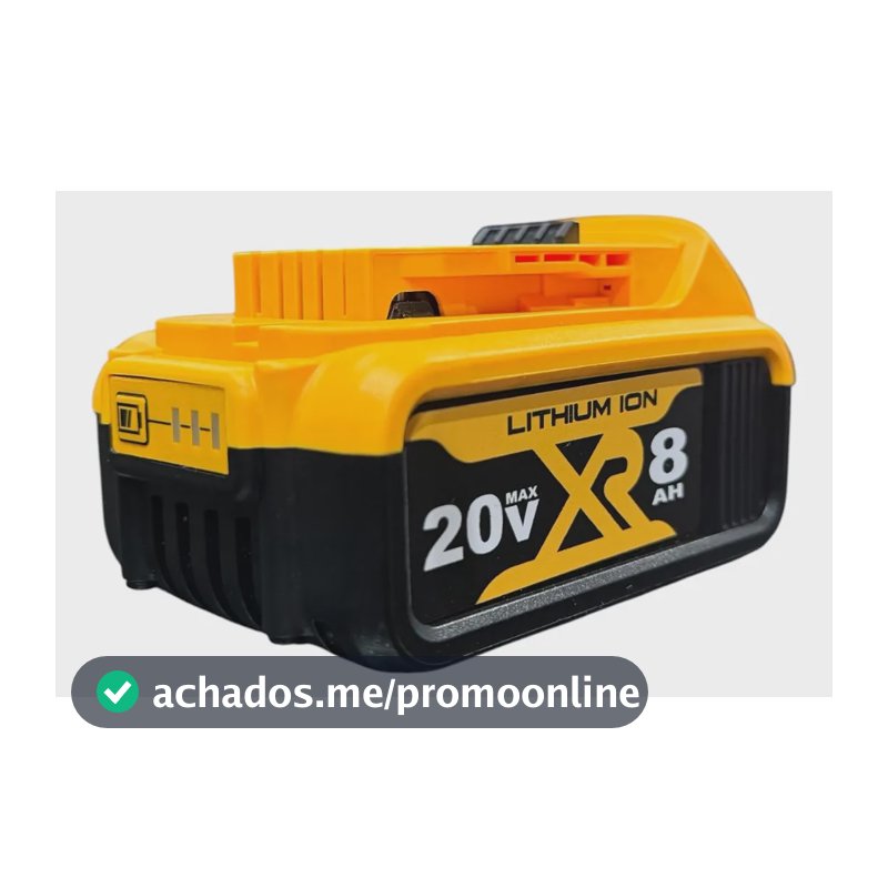 Bateria Reposição 20v 8ah Compatível Com Ferramentas Dewalt
