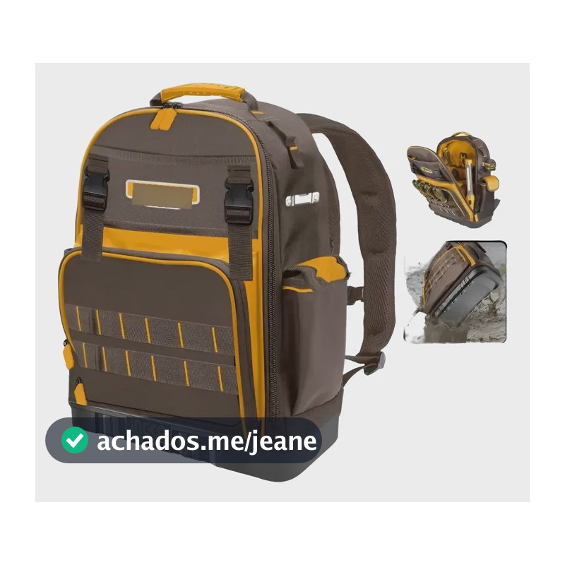 Mochila Ingco Tool 380x200x505mm Hbp0328 Marrom escuro
