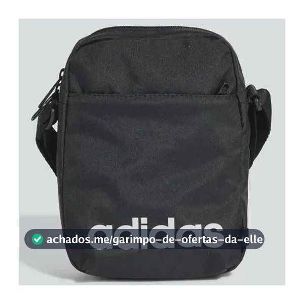 Bolsa Transversal Linear adidas Black Liso