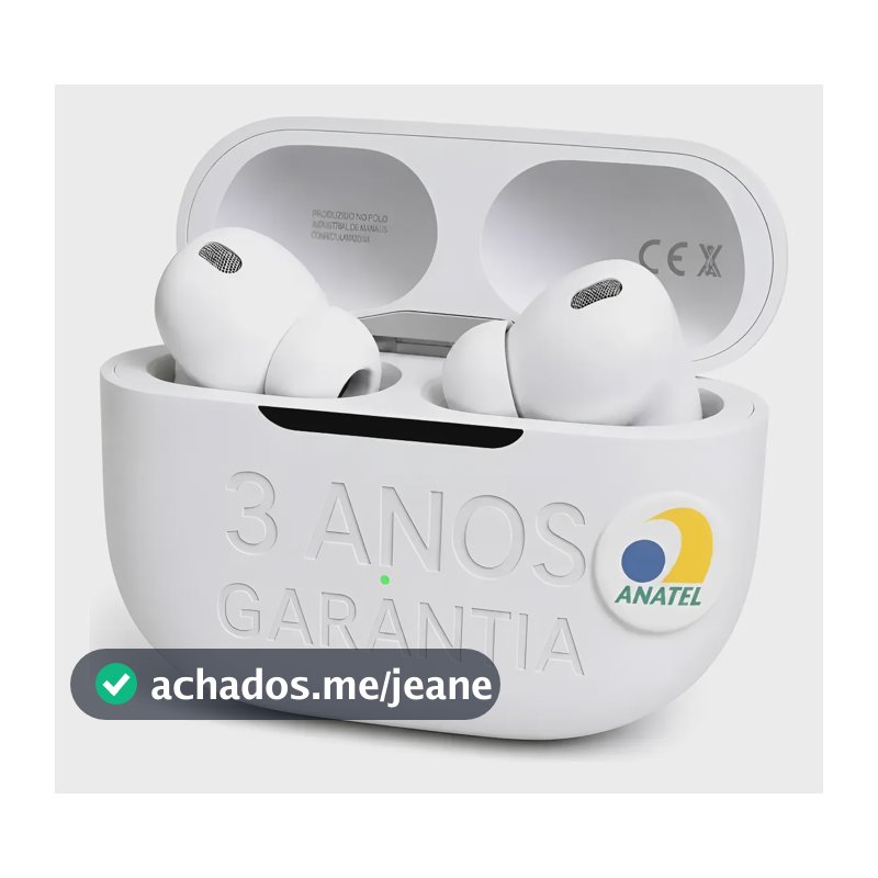 Fone Para iPhone Original Power Pro 3° Geração Bluetooth Branco