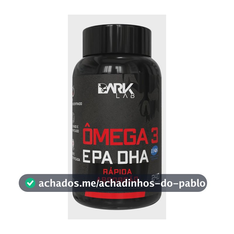 Ômega 3 Epa Dha 240 Cápsulas Dark Lab