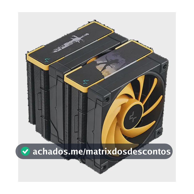 Cooler Processador Deepcool Ak620 Zero Dark Zoria Am5 1700 Preto