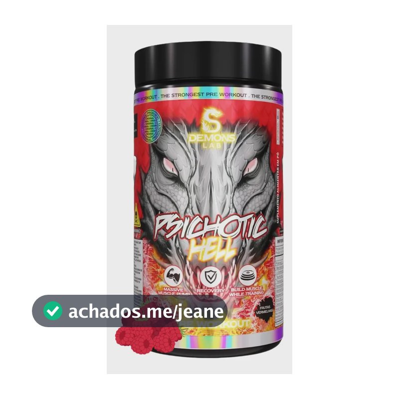 Suplemento Demons Lab en pó sabor frutas vermelhas x 300g