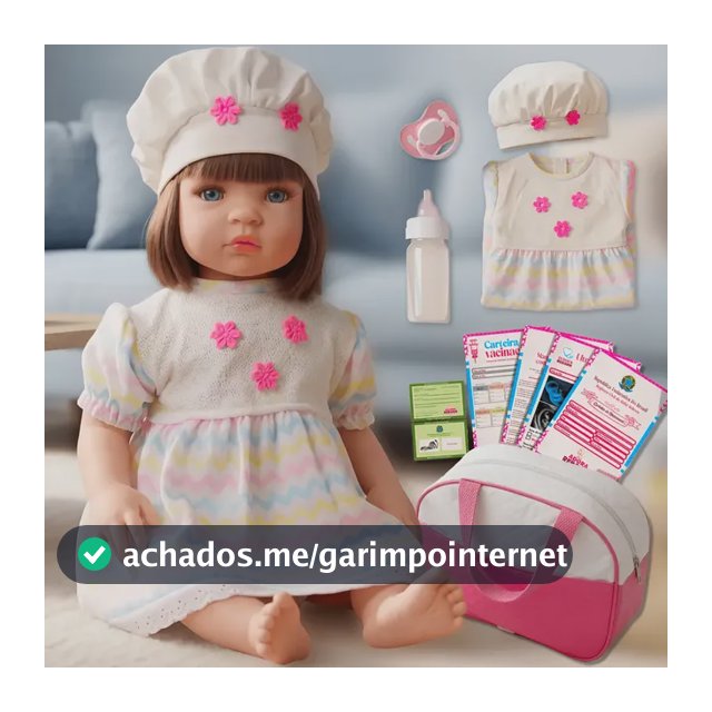Bebê Reborn Silicone Boneca Com Bolsa Maternidade Original