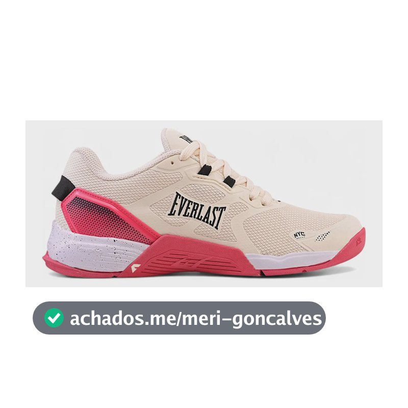 Tênis Crossfit Everlast Climber Pro 3 Feminino Masculino Bege E Rosa Liso 38 Br