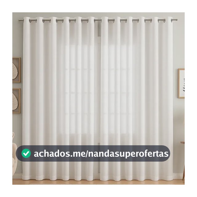 Cortina Microfibra 6 Metros Para Sala Luxo Decoração