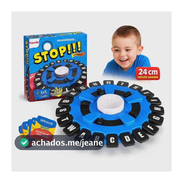 Jogo Stop Grande Em Português Tecla Letras Palavras Responda Rápido Com Temporizador De Mesa Educativo 10 Segundos Divertido Infantil Presente Menino Menina Português Kizumba