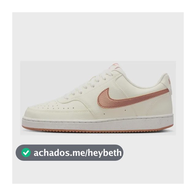 Tênis Nike Court Vision Low Next Nature Feminino Bege 36 Br