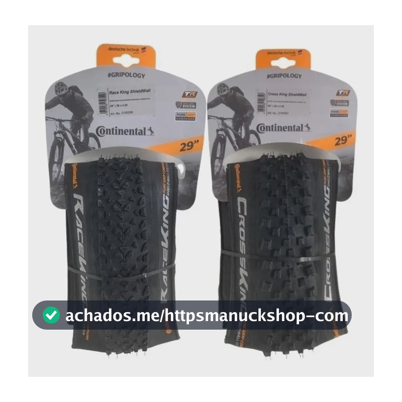 Pneu Continental Race King 29x2.2 + Crossking 29x2.3 Tubeles
