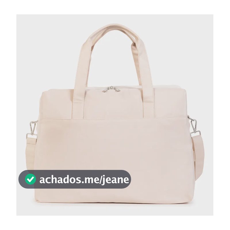 Bolsa De Viagem Voyage Gocase Leve Moderna Cor Off white