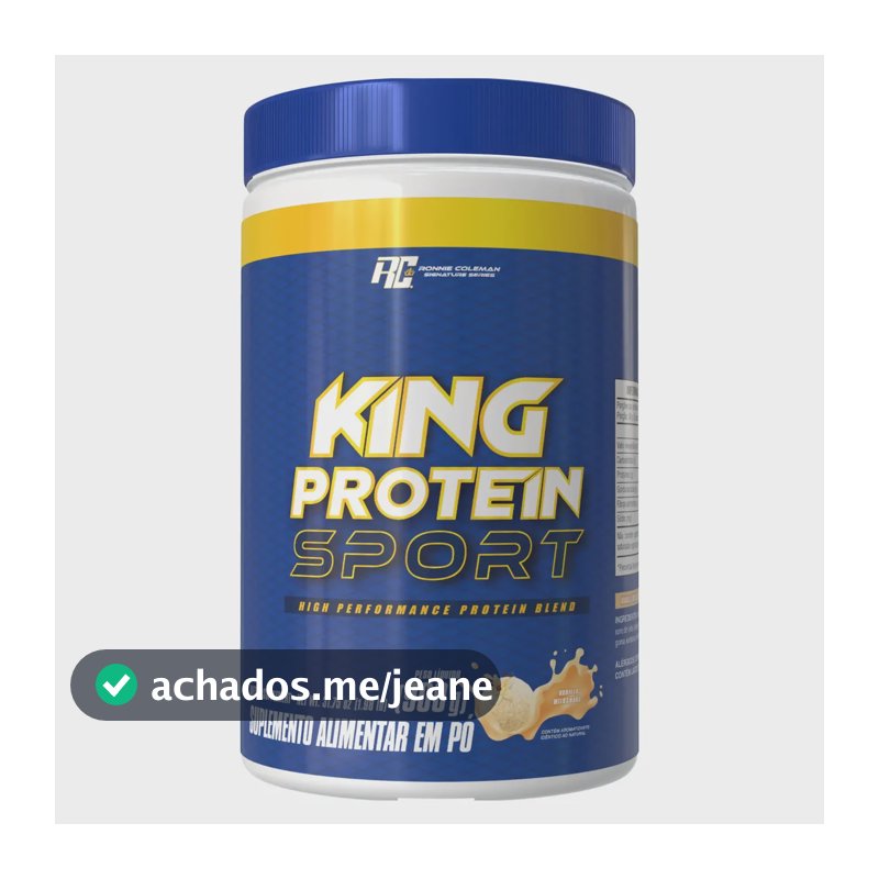 King Protein Sport 900g Vanilla Milkshake - Ronnie Coleman