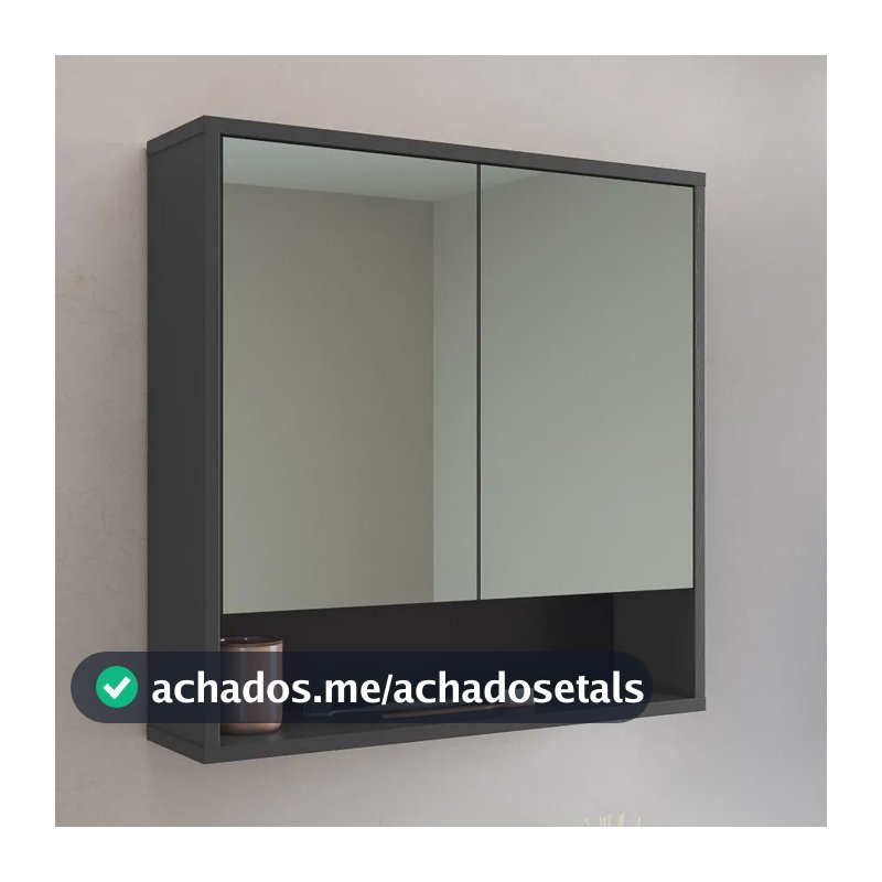 Móveis para banheiro Art In Móveis BA1065 GF e móveis preto