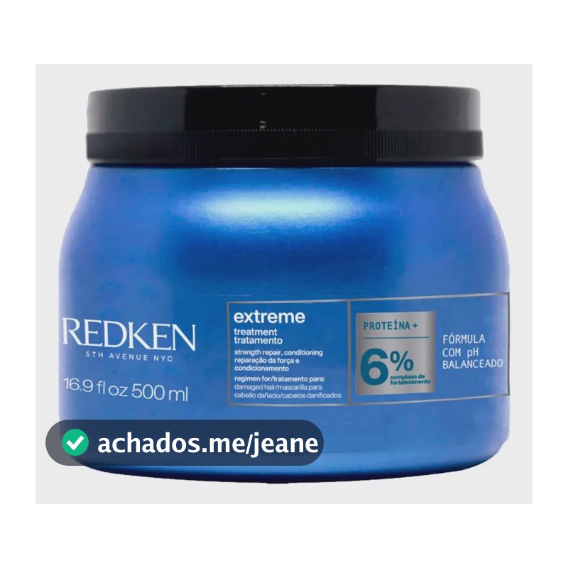 Máscara Extreme Para Cabelos Danificados 500 Ml Redken
