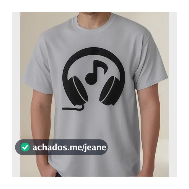 Camisa Camiseta Blusa Fones De Ouvido Música Curtição Som