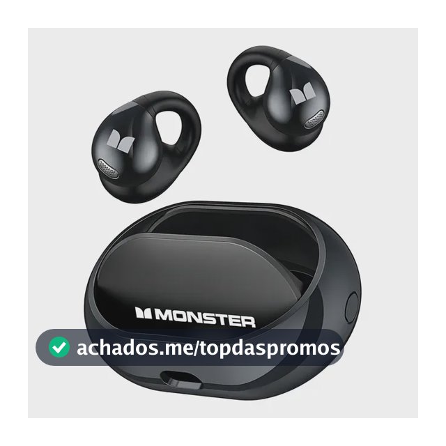 Monster E31-b Fone De Ouvido Esportivo Bluetooth Preto Preto