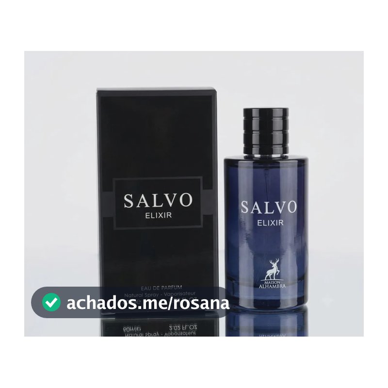 Perfume Salvo ELIXIR Maison Alhambra Original 60ml
