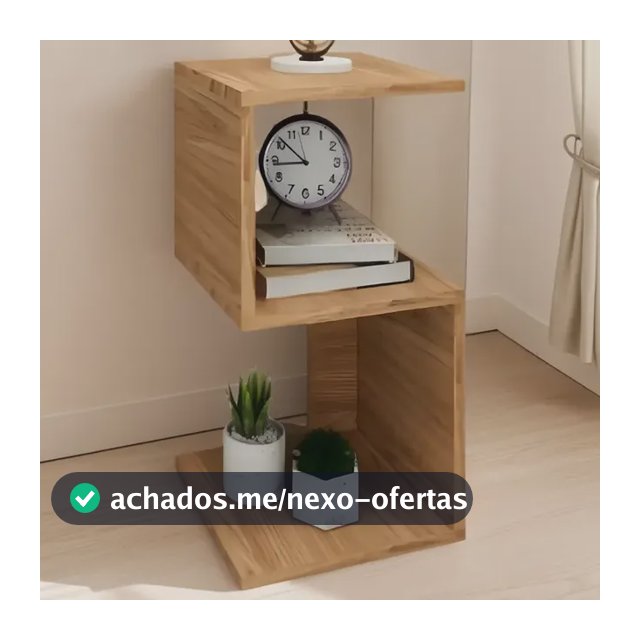Mesa De Cabeceira Nicho De Mdp Mesinha Quarto Sala Decoração Brovália Marrom