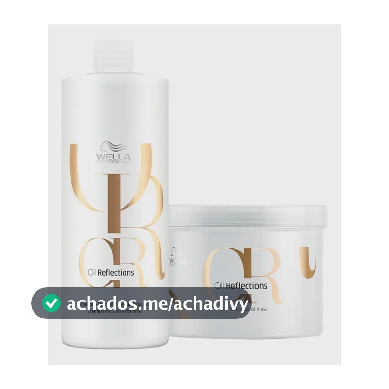 Kit Wella Professionals Oil Reflections Shampoo E Máscara