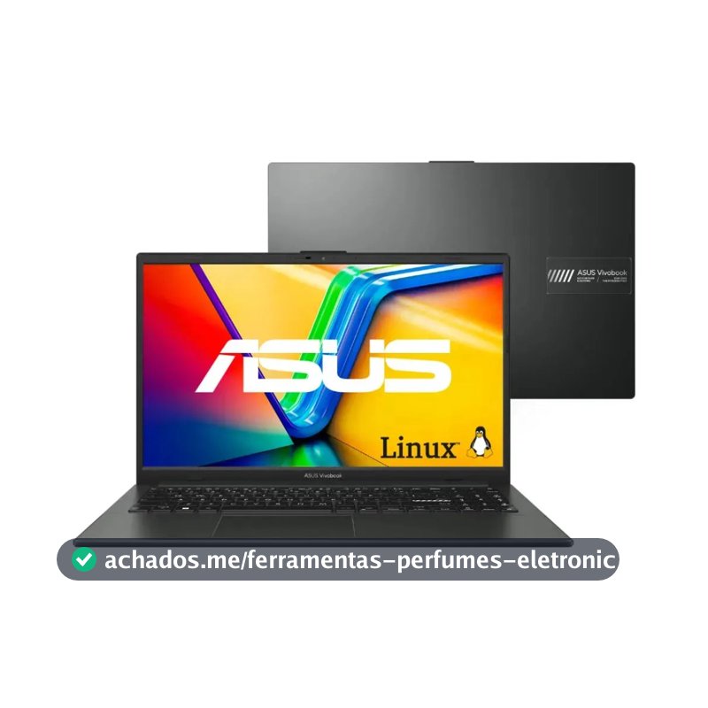 Notebook Asus Vivobook Go 15 Amd Ryzen 5 7520u 16gb 512ssd Mixed Black