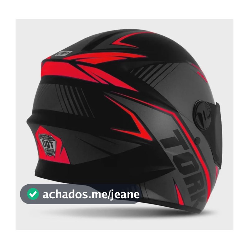 Capacete Moto Fechado R8 Viseira Fumê Pro Tork Tamanho Do Capacete 56 Cor Vermelho