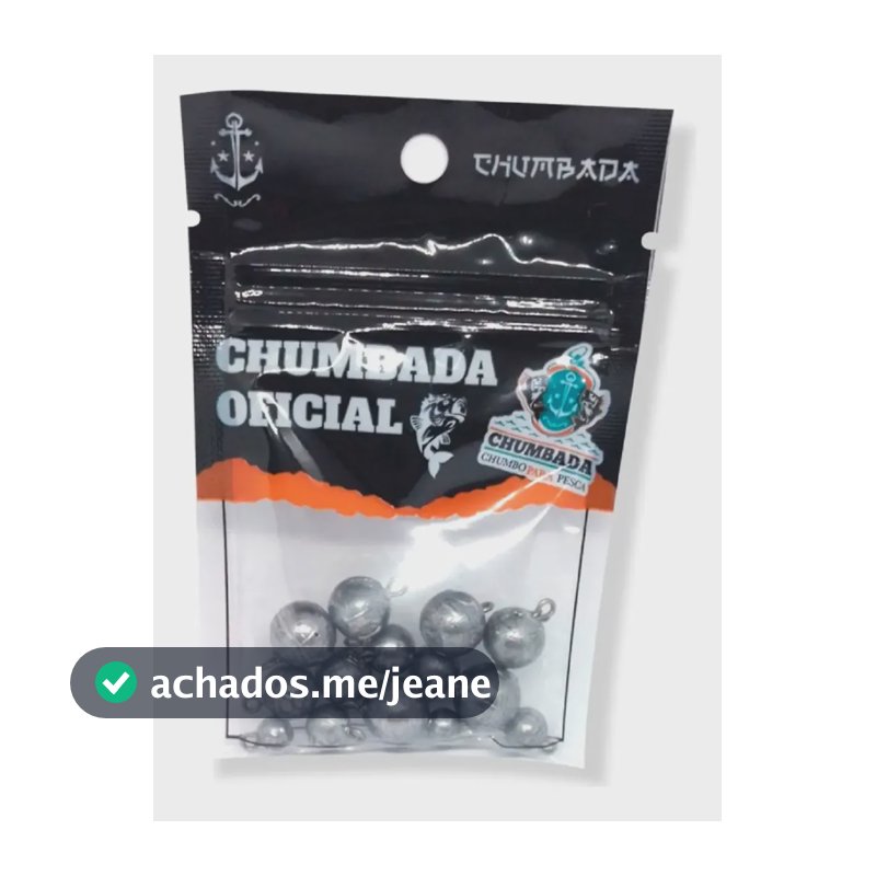 Chumbo Down Shot Chumbada P/ Pesca Esportiva - 28 Unidades