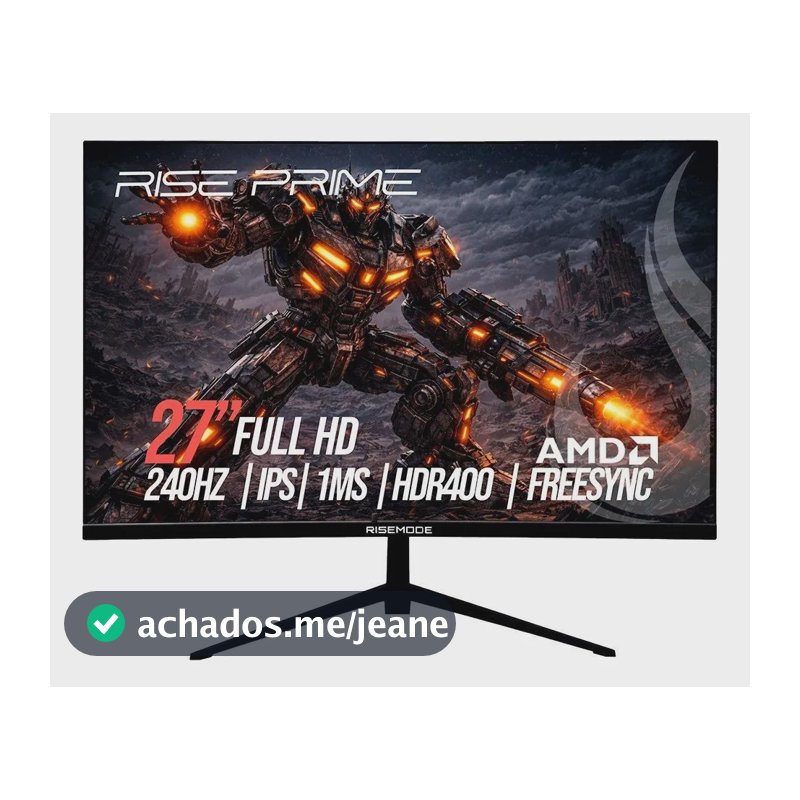 Monitor Gamer Rise Mode Prime 27  Full Hd 240hz 1ms Ips