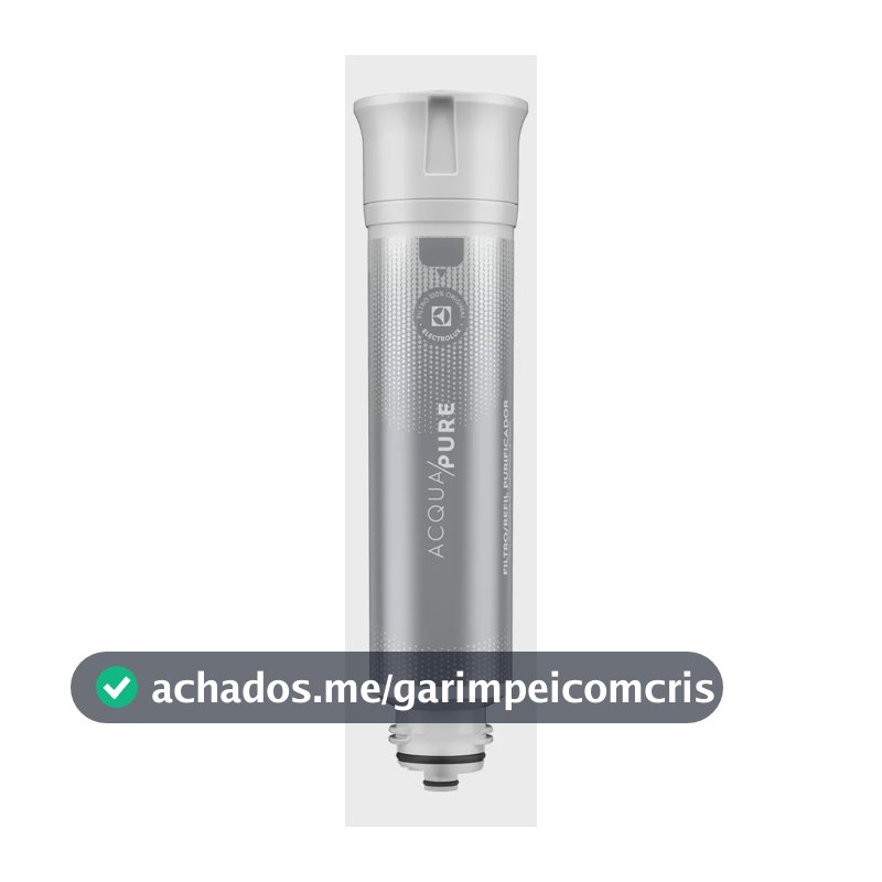Electrolux Filtro de Água Refil Acqua Pure para Purificador PE12, Refil Duração 6 Meses ou 3000L