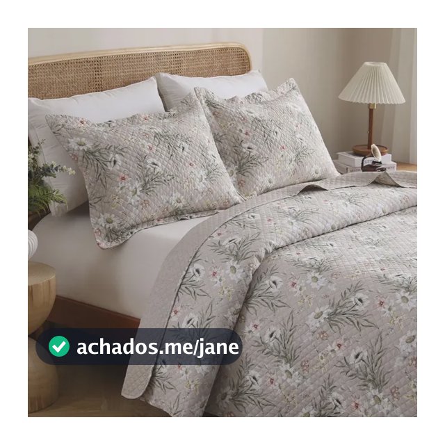 Kit Cobre Leito Colcha King 3 Peças Boutis Lisas Dupla Face Porta Travesseiro Aba Americana Alice Areia