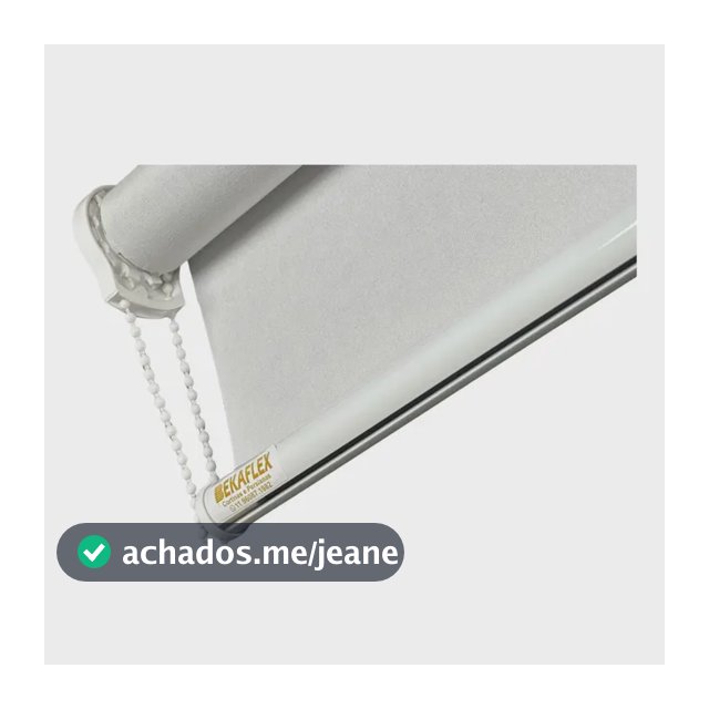 Cortina Rolo Blackout 0% Quartos/salas 1,20 L X 1,20 A