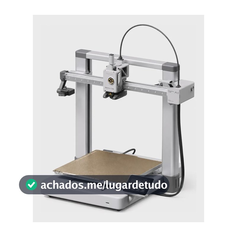 Impressora 3d Bambu Lab A1 Sem Ams Qualidade Alta Velocidade 127/220v Cinza