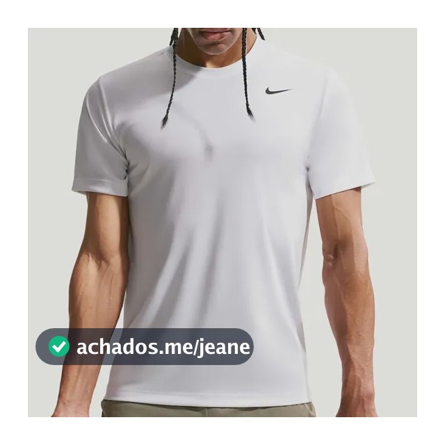 Camiseta Dri-fit Nike Flex Masculina Branco Gg